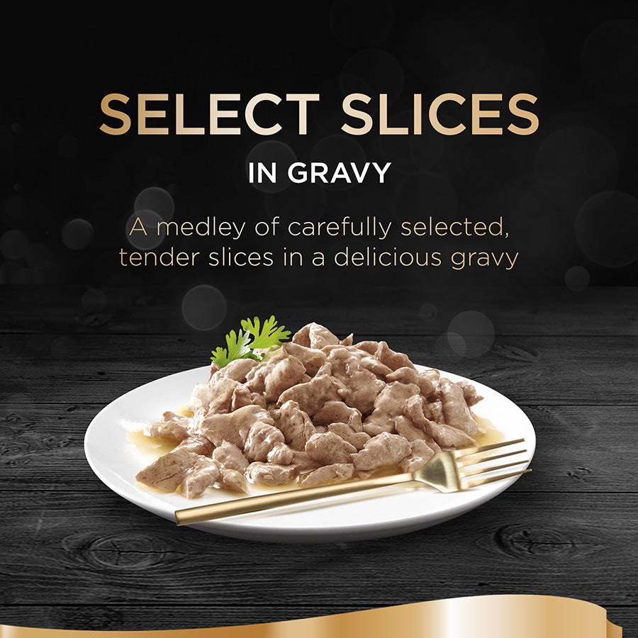Sheba Select Slices Adult Wet Cat Food Poultry In Gravy 40x85g