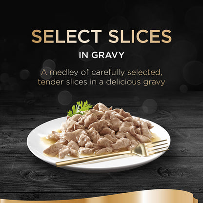 Sheba Select Slices Adult Wet Cat Food Poultry In Gravy 40x85g