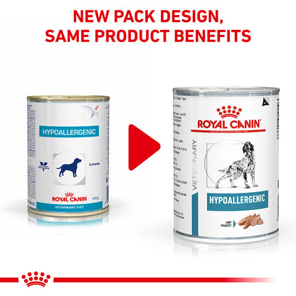 Royal Canin Veterinary Hypoallergenic Wet Dog Food In Loaf 12x400g
