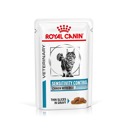 Royal Canin Veterinary Sensitivity Control Adult Wet Cat Food in Gravy 48x85g