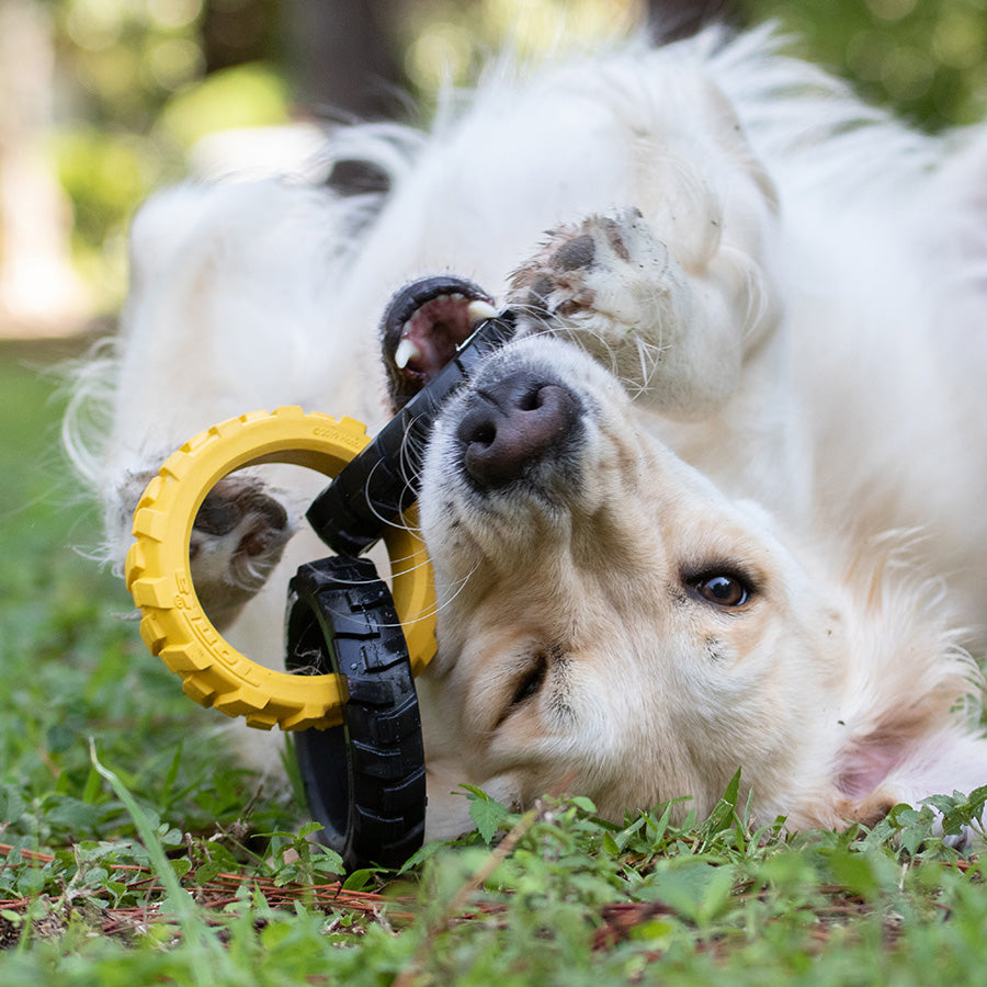Tonka Flex Tread 3-Ring Tug Dog Toy