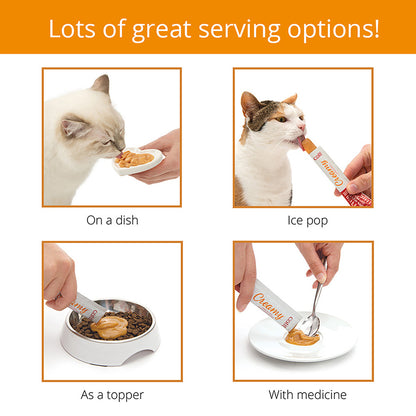 Catit Creamy Lickable Cat Treats Chicken & Lamb 4x10g