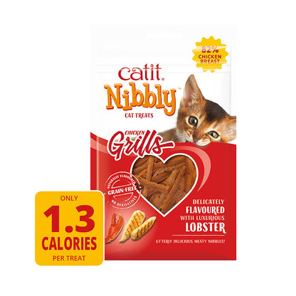 Catit Nibbly Grills Cat Treats Chicken & Lobster 30g