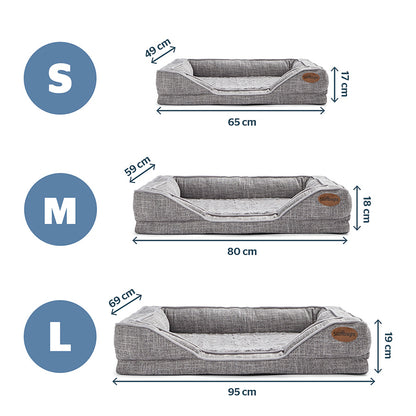 Silentnight Orthopaedic Pet Bed Grey