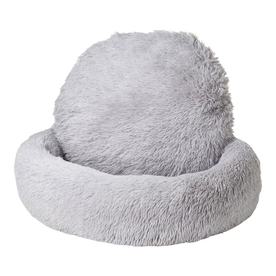 Pets at Home Donut Dog Bed Grey Large