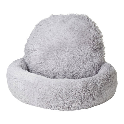 Pets at Home Donut Dog Bed Grey Large