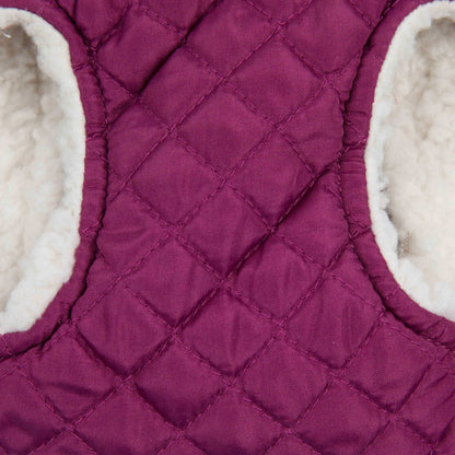 Wag-a-Tude Quilted Dog Harness Pink