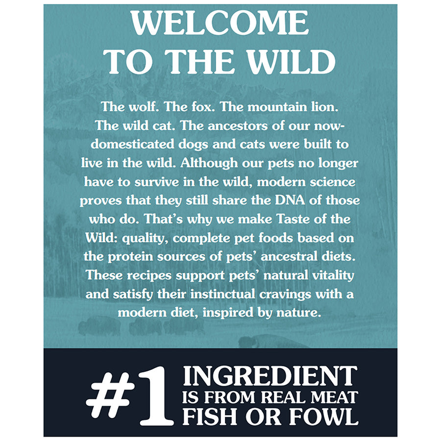 Taste of the Wild Pine Forest Dry Dog Food with Venison & Legumes 12.2kg