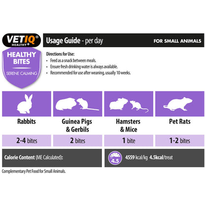 VetIQ Healthy Bites Calming Treats Small Animals 30g