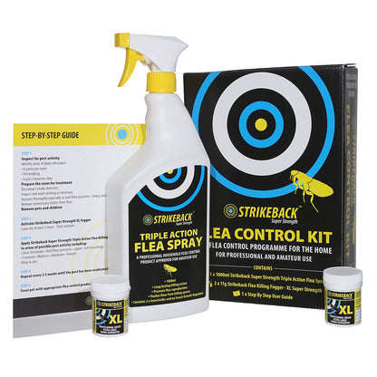 Strikeback Super Strength Household Flea Control Kit 1L