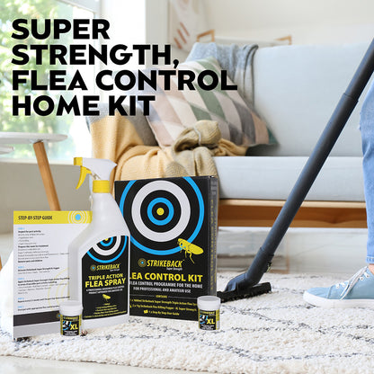 Strikeback Super Strength Household Flea Control Kit 1L