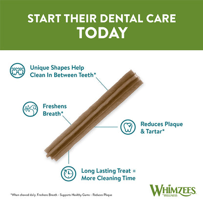 Whimzees Small Dogs Daily Dental Variety Box 56 Pack 840g