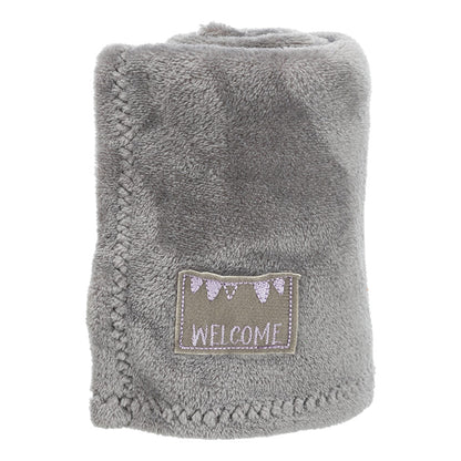 Trixie Junior Cuddly Set Puppy Blanket/Rabbit Grey 50cm