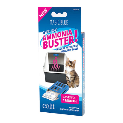 Catit Magic Blue Ammonia Buster Cat Litter Tray Filter 2 Pack