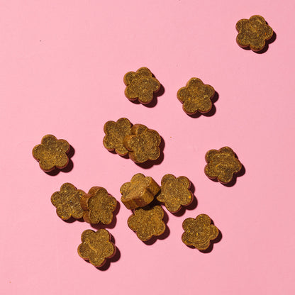 Pooch and Mutt Calming Meaty Dog Treats with Turkey and Hemp 120g