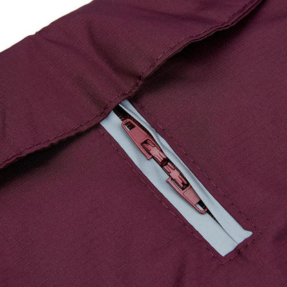 Pets at Home Ripstop Reflective Dog Coat Wine