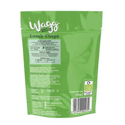 Wagg Dog Treats Lamb Chops 125g