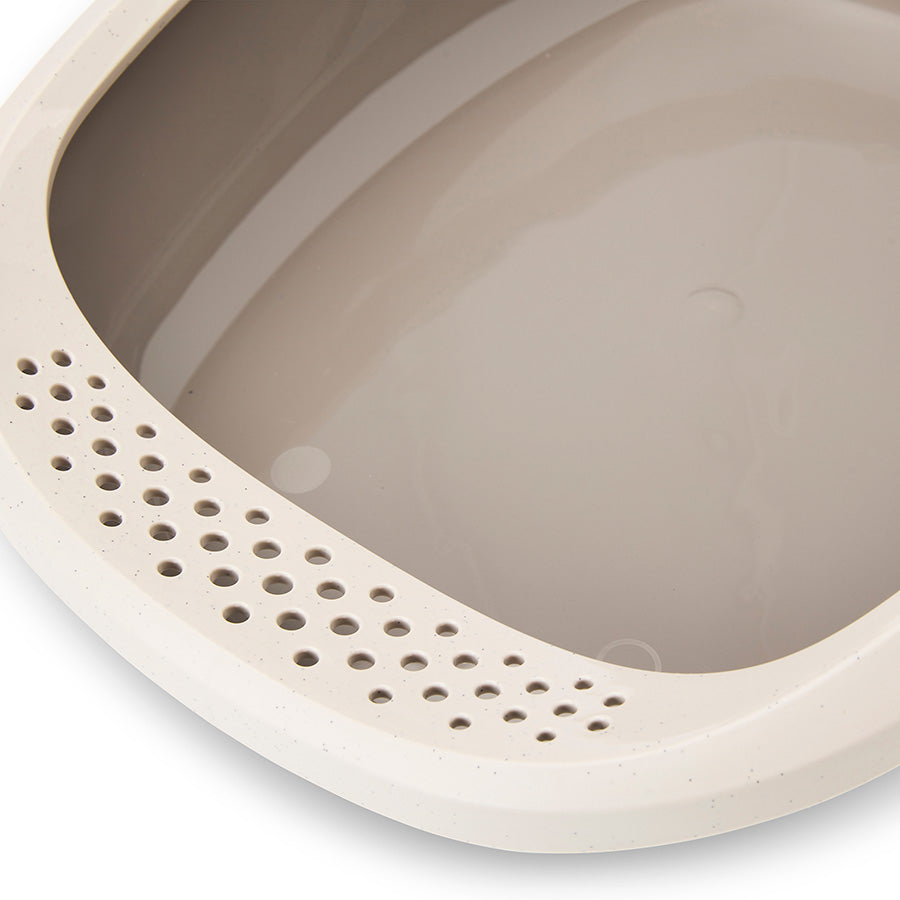 Savic Gizmo Cat Litter Tray Grey Large