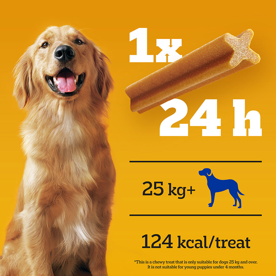 Pedigree Dentastix Daily Dental Sticks Large Adult Dog 42 Pack 1.62kg