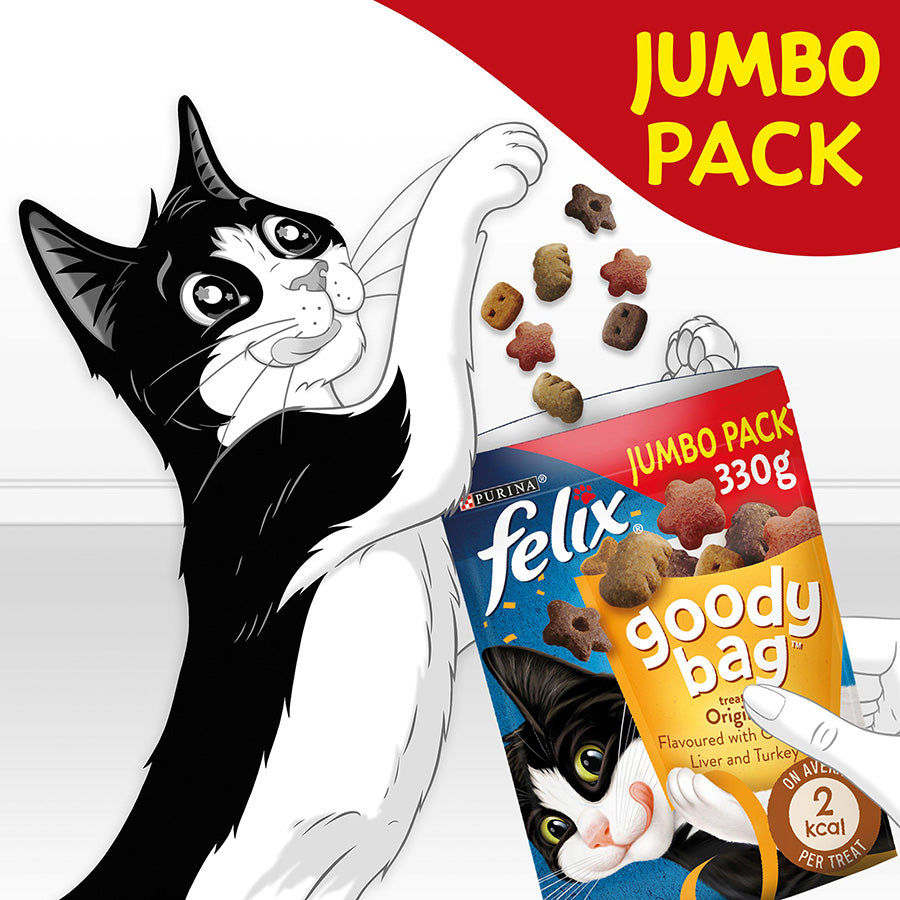 Felix Goody Bag Original Mix Cat Treats 330g