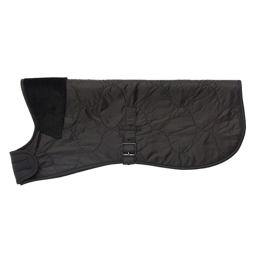 Barbour International Quilted Dog Coat Black X Small