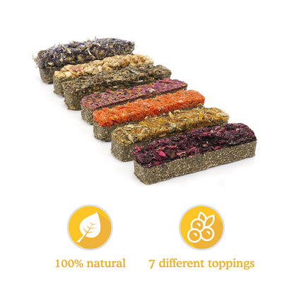 Naturals Luxury Flower, Fruit and Veg Bar Small Animal Treats 7 Pack