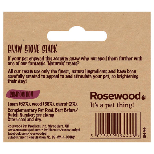 Naturals Gnaw Stone Stack Small Animal Treat 200g