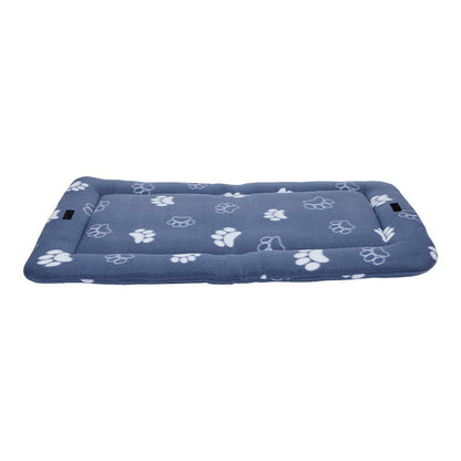 Pets Essentials Bone Fleece Dog Crate Mat Grey