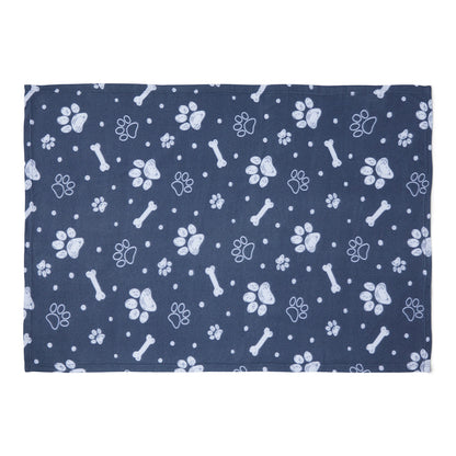 Pets Essentials Bone Dog Comforter Blanket Grey 100 x 72cm