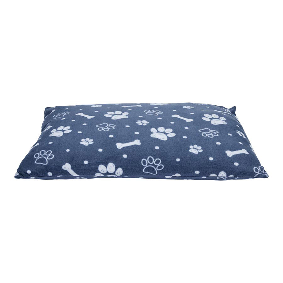 Pets Essentials Bone Pillow Mattress Dog Bed Grey