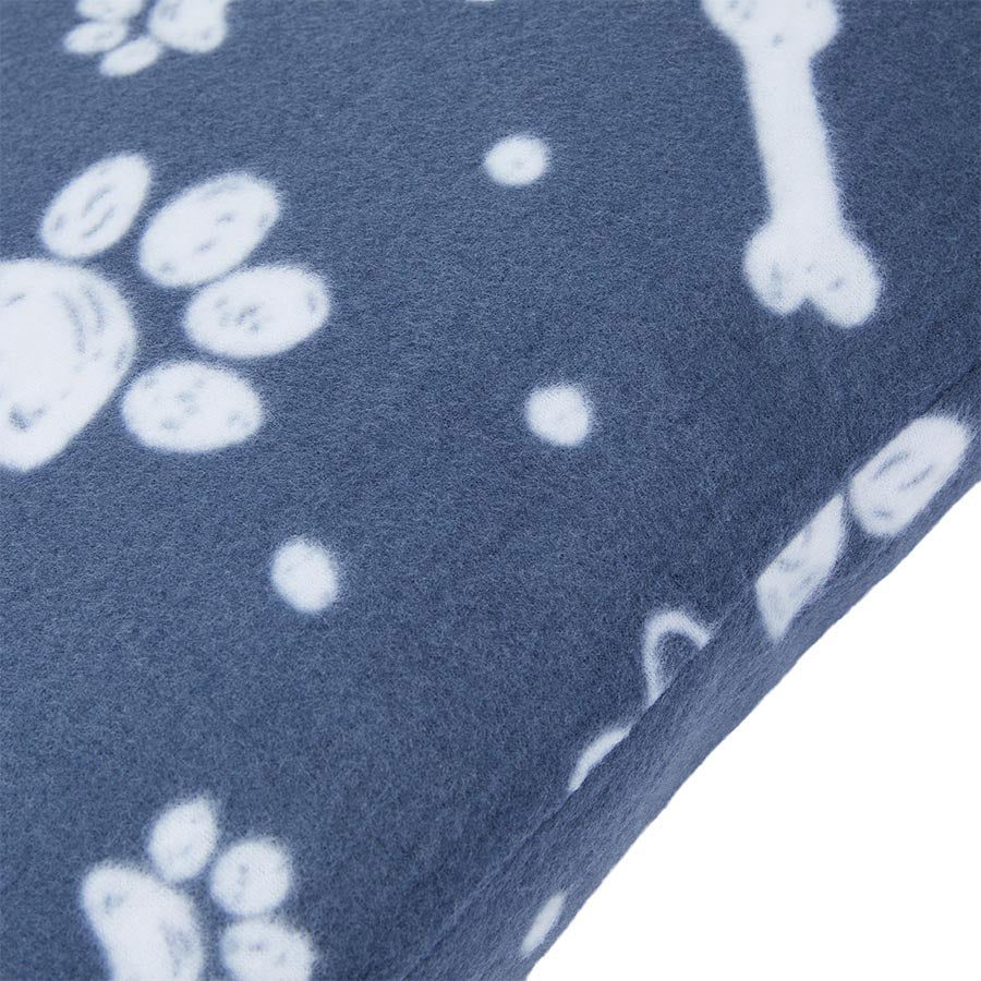 Pets Essentials Bone Pillow Mattress Dog Bed Grey