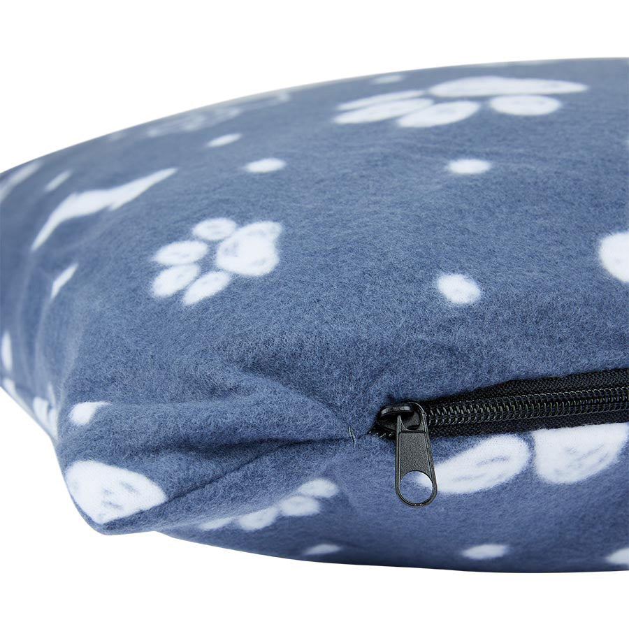 Pets Essentials Bone Pillow Mattress Dog Bed Grey