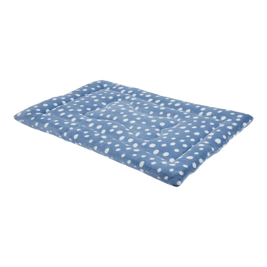 Pets at Home Dog Crate Mat Spotty Blue