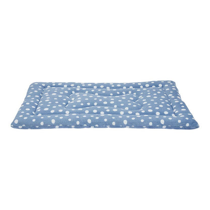 Pets at Home Dog Crate Mat Spotty Blue