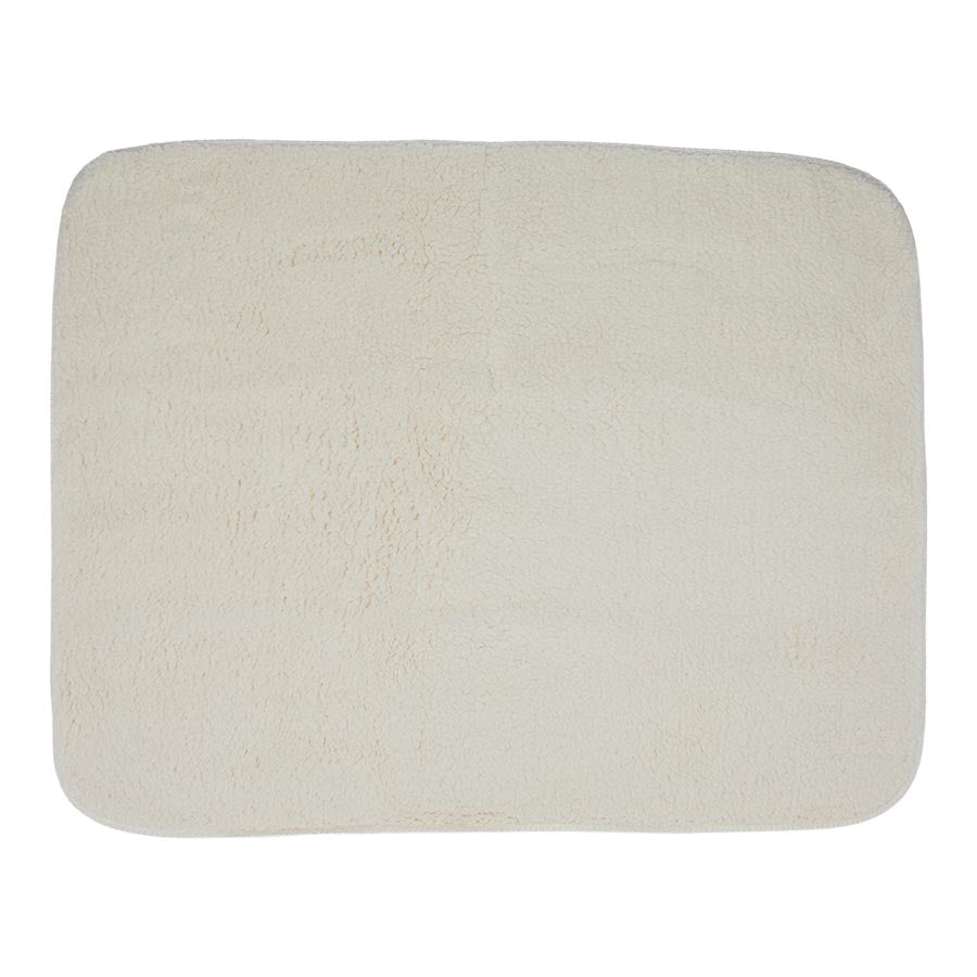 Pets at Home Teddy Dog Blanket Cream 100x80cm
