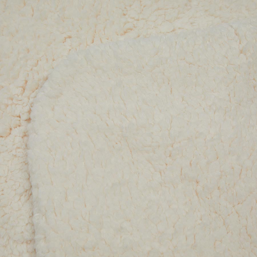 Pets at Home Teddy Dog Blanket Cream 100x80cm
