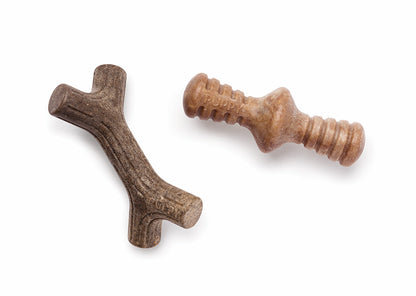 Benebone Puppy Chew Toy Bacon 2 Pack X Small