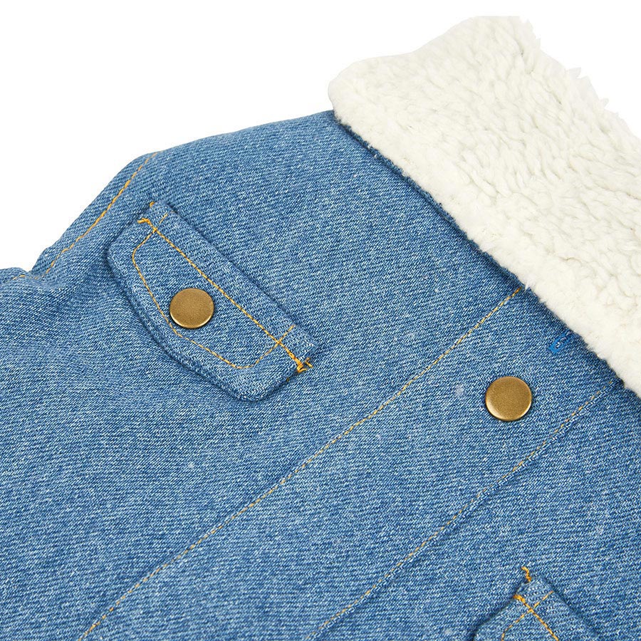 Pets at Home Denim Dog Jacket Blue