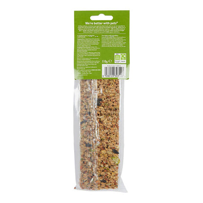 Pets at Home Small Animal Snap & Share Treat Stick with Carrots & Thyme 110g