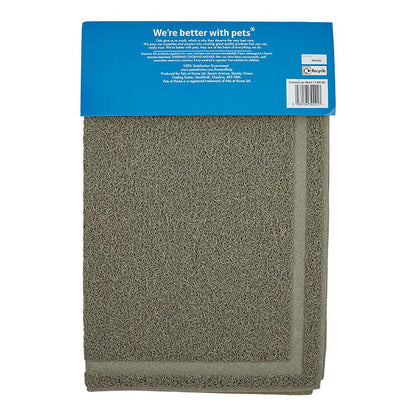 Pets at Home Rectangular Cat Litter Mat Cream Large