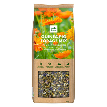 Pets at Home Natural Guinea Pig Forage Mix 1.5kg