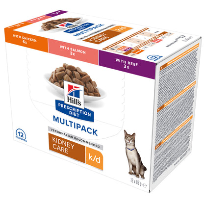 Hill's Prescription Diet k/d Kidney Care Wet Adult Cat Food 48x85g