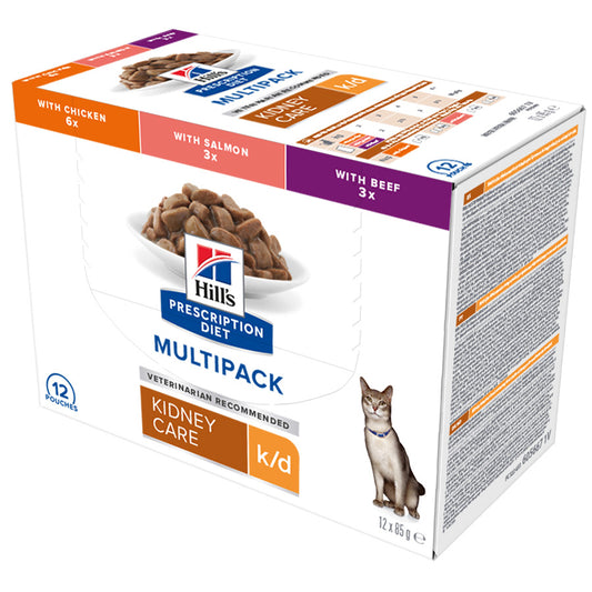 Hill's Prescription Diet k/d Kidney Care Wet Adult Cat Food 48x85g