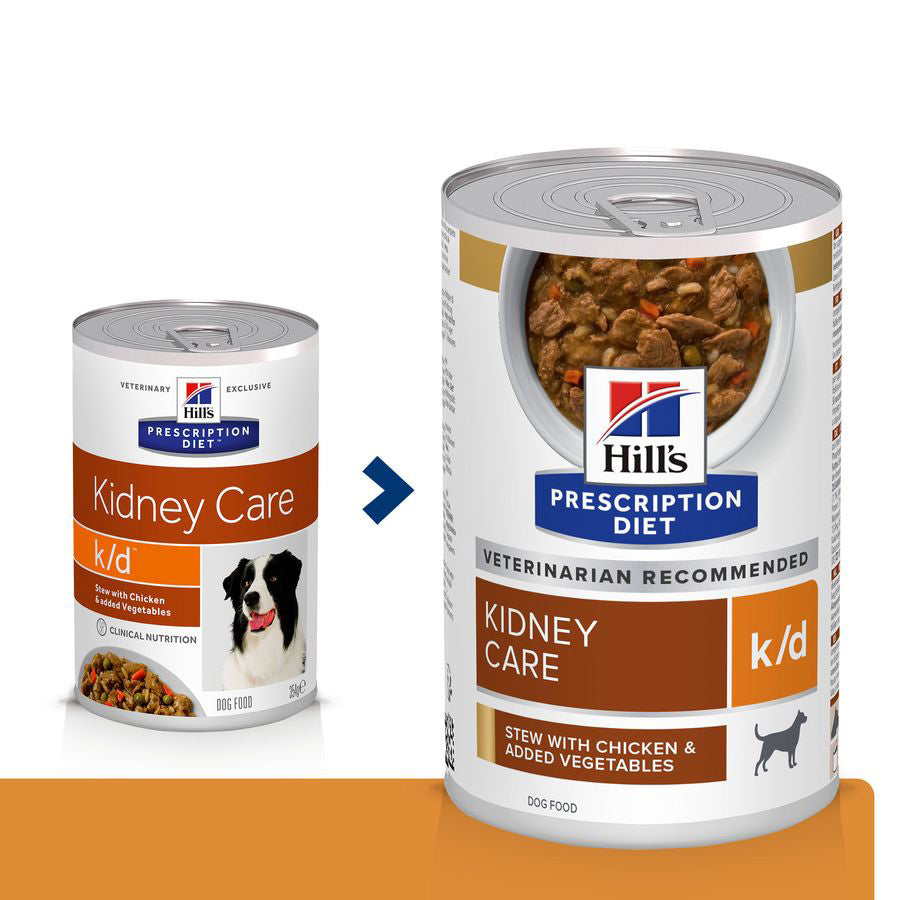 Hill's Prescription Diet k/d Kidney Care Wet Adult Dog Food 12x354g