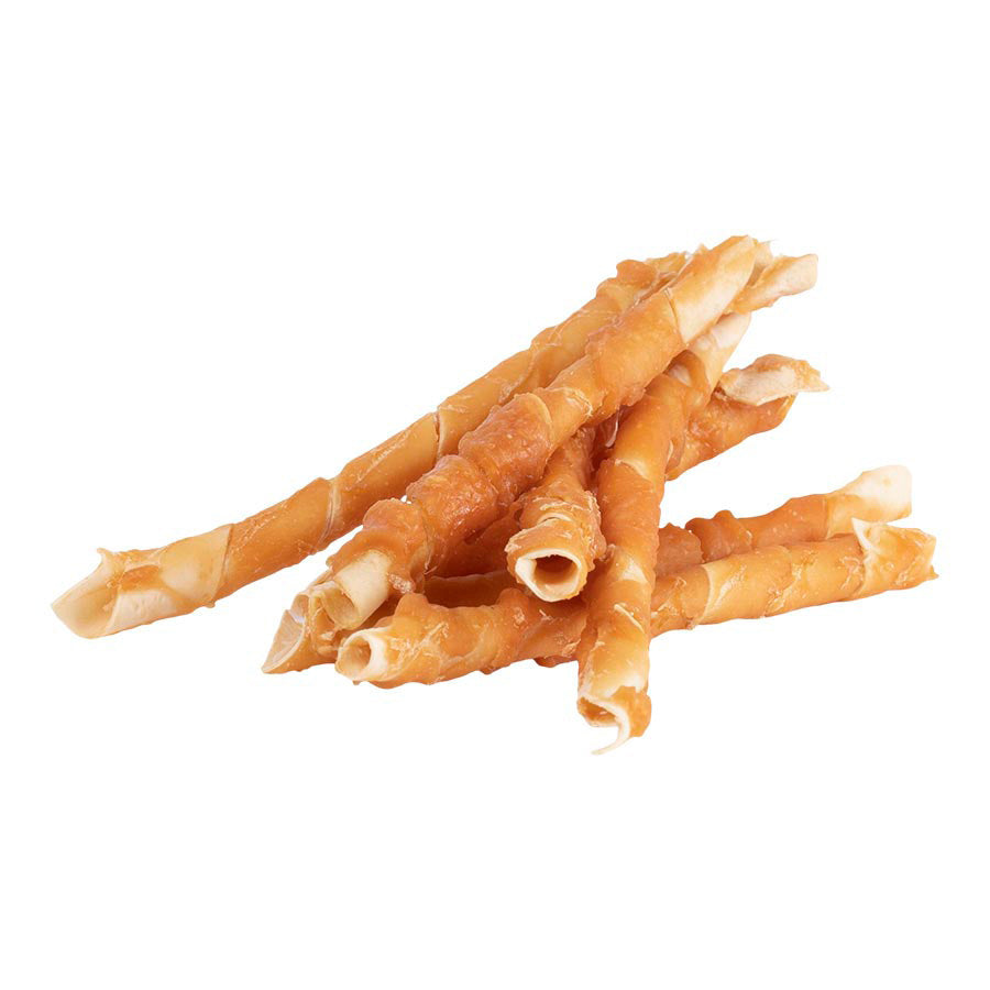 The Deli Dog Whitefish & Chicken Twists Dog Treats 85g