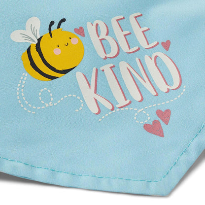 Just For Puppy Bee Kind Reversible Bandana Blue X Small/Small