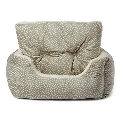 Pets at Home Square Puppy Bed Spotty Grey