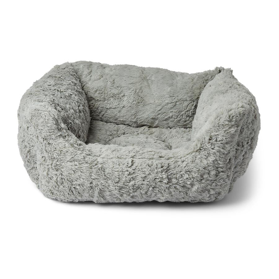 Pets at Home Heated Square Puppy Bed Grey
