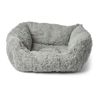 Pets at Home Heated Square Puppy Bed Grey