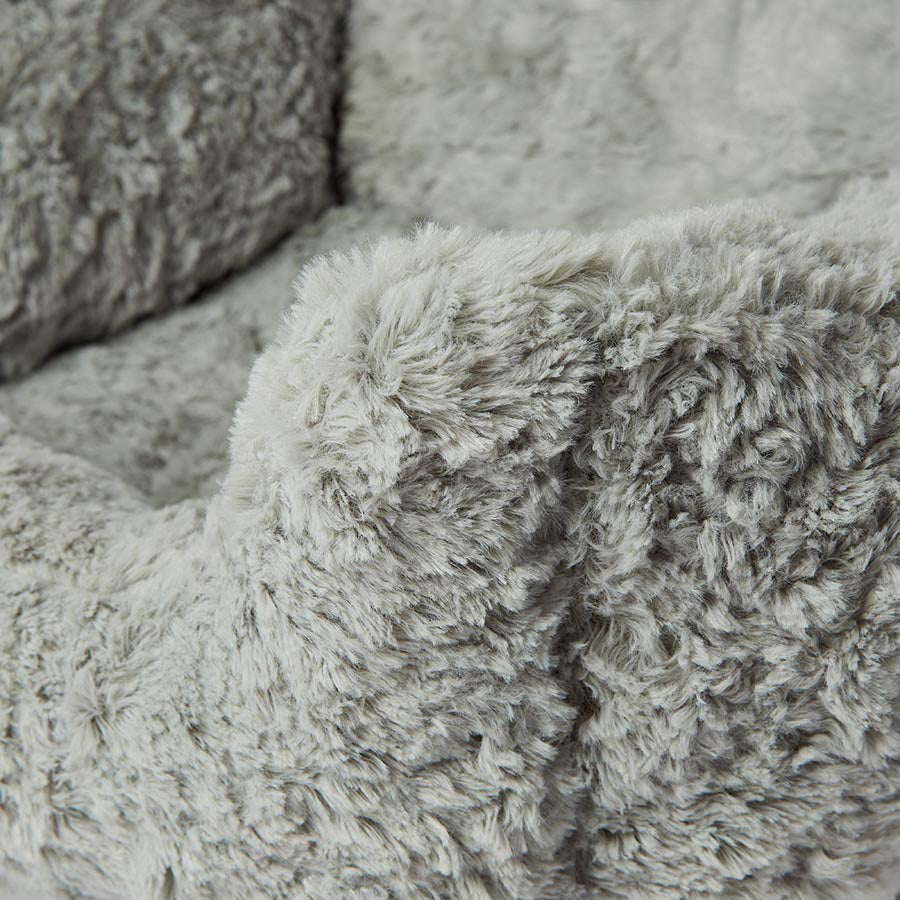 Pets at Home Heated Square Puppy Bed Grey